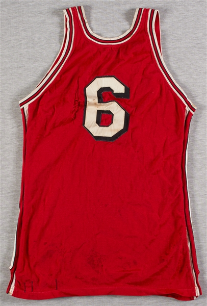 Jim Burns/Ken Wilburn 1967-68/1968-69 Chicago Bulls Game-Worn Road Jersey
