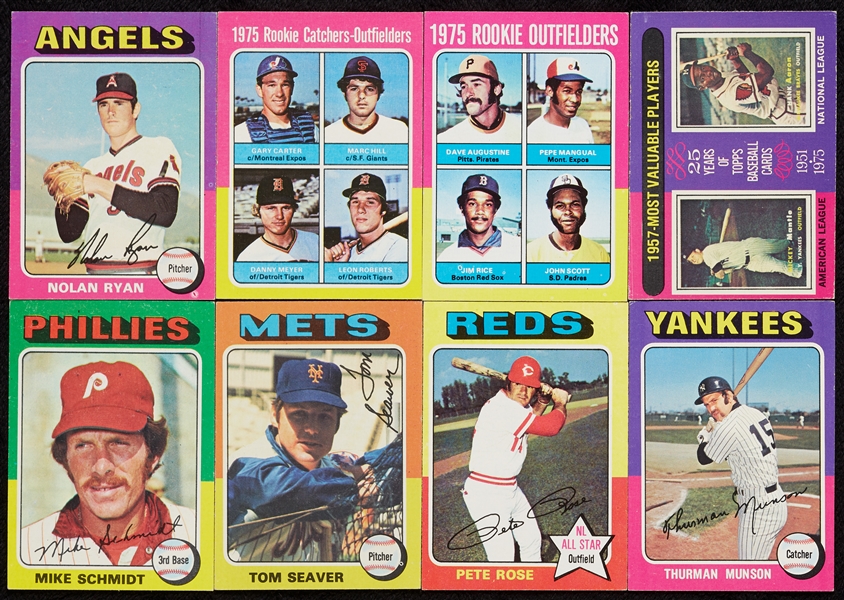 1975 Topps Baseball High-Grade Complete Set (660)