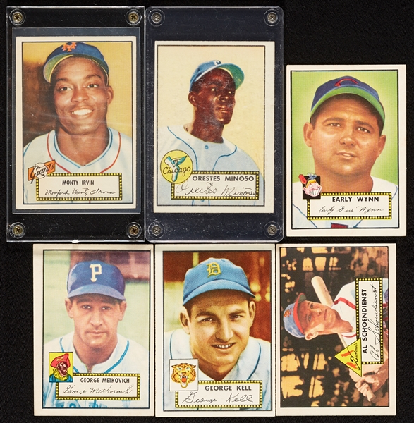 1952 Topps Baseball 1-310 Complete High-Grade Set, 160 PSA Slabs, GAI 5.5 Mays (310)