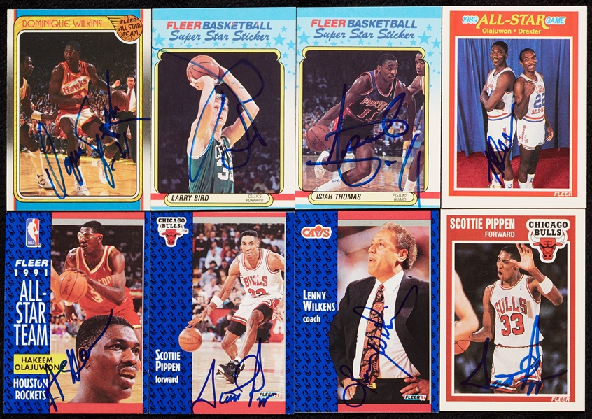 Signed 1987/88-1992/93 Fleer Basketball Collection (320)