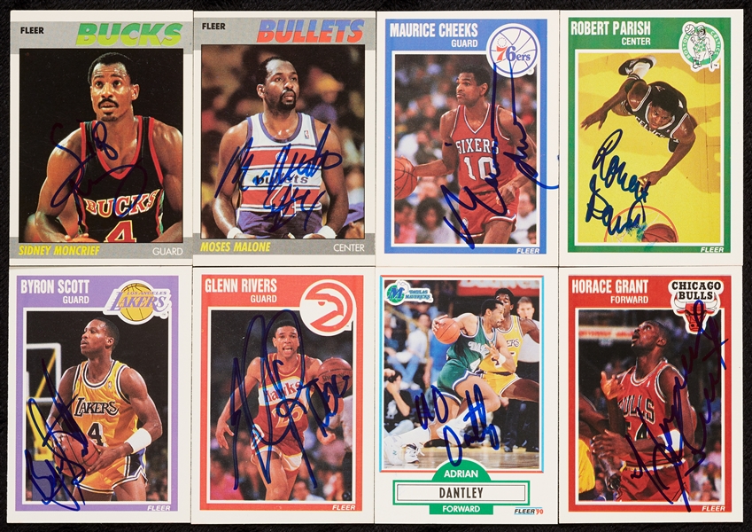Signed 1987/88-1992/93 Fleer Basketball Collection (320)
