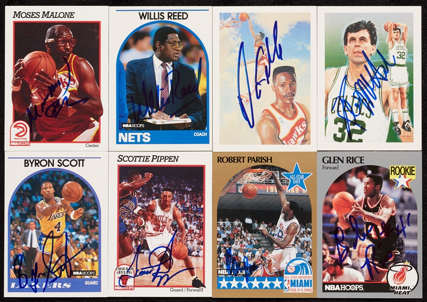 Signed 1989/90-1992/93 NBA Hoops Collection (332)