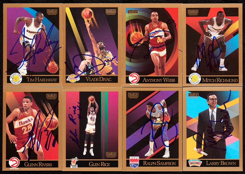 Signed 1990/91-1991-92 SkyBox Basketball Collection (420)