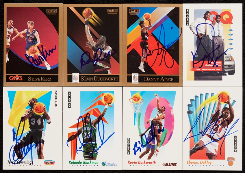 Signed 1990/91-1991-92 SkyBox Basketball Collection (420)