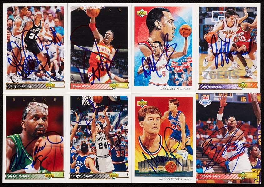 Signed 1991/92-1992-93 Upper Deck Basketball Collection (420)