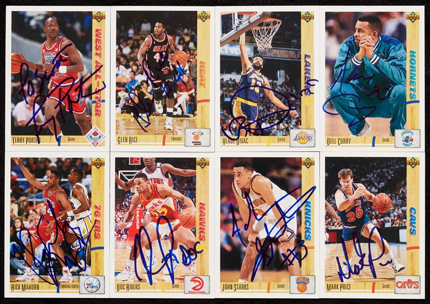 Signed 1991/92-1992-93 Upper Deck Basketball Collection (420)