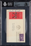 Babe Ruth Signed FDC (1939) (Graded BAS 9)