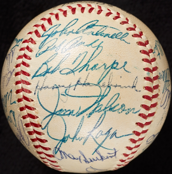 1953 Milwaukee Braves Team-Signed ONL Baseball (BAS)