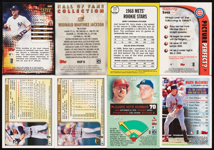 1999 Topps Baseball Master Set With All Inserts (724)