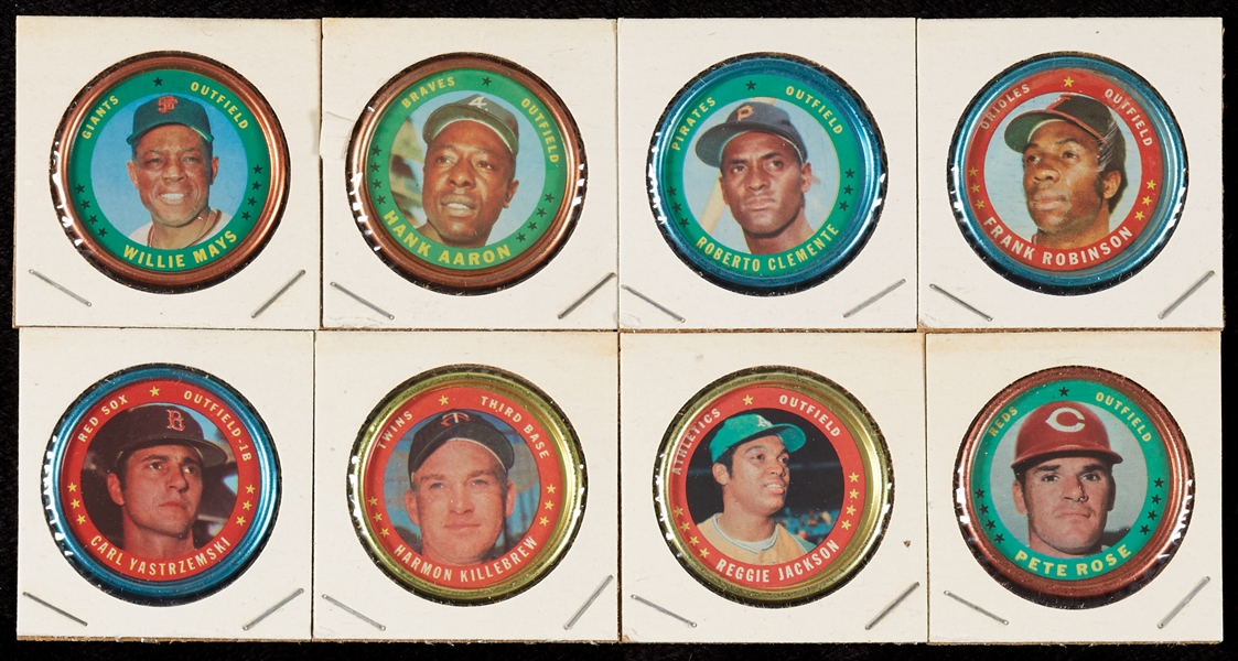 1971 Topps Baseball Coins Complete Set (153)