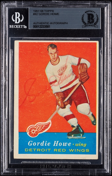 Late 1950s/Early 1960s Signed Hockey Card Group (14)