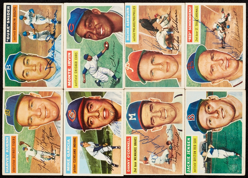 Signed 1956 Topps Baseball Group (115)
