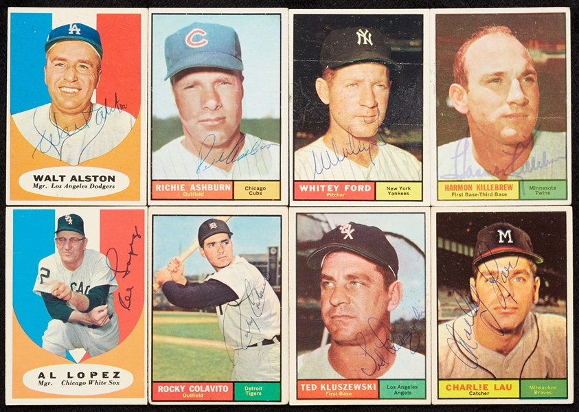 Signed 1961 Topps Baseball Group (123)