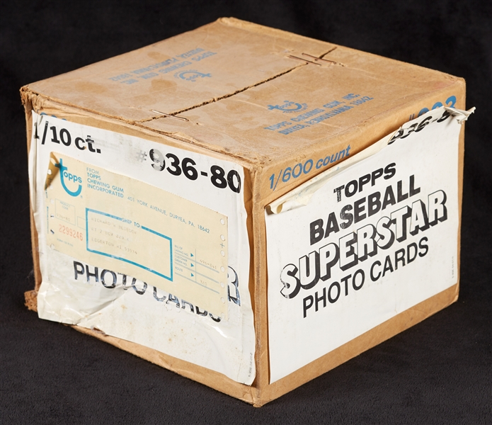 1980 Topps Superstar 5x7 Photos White Backs Unopened Case