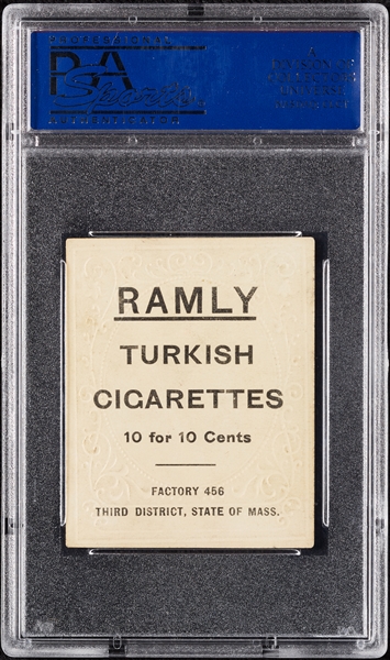1909 T204 Ramly Cigarettes Bobby Wallace PSA 5