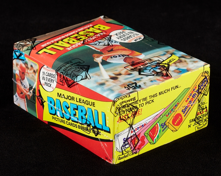 1980 Topps Baseball Wax Box (36) (Fritsch/BBCE)