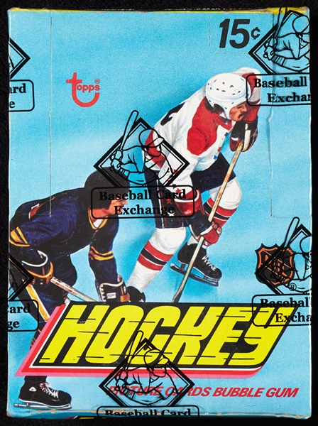 1977-78 Topps Hockey Unopened Wax Box (36) (BBCE)