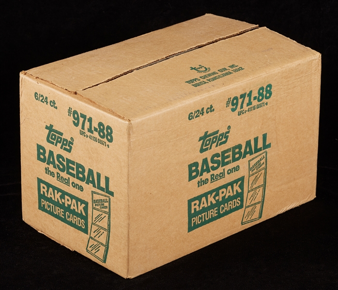 1988 Topps Baseball Rack Pack Sealed Case (6/24)