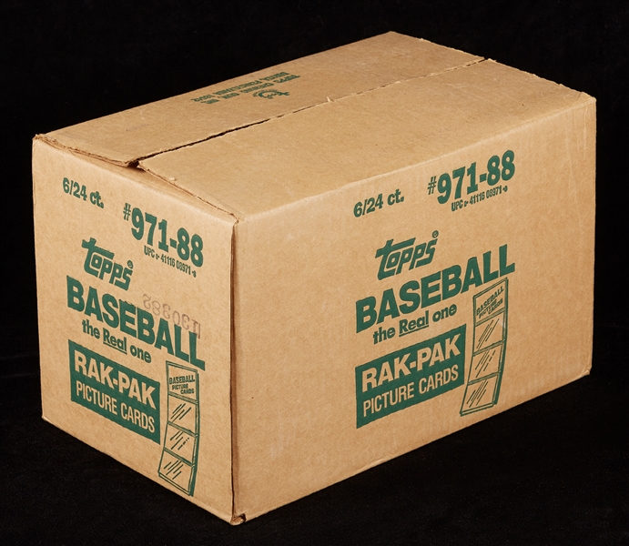 1988 Topps Baseball Rack Pack Sealed Case (6/24)