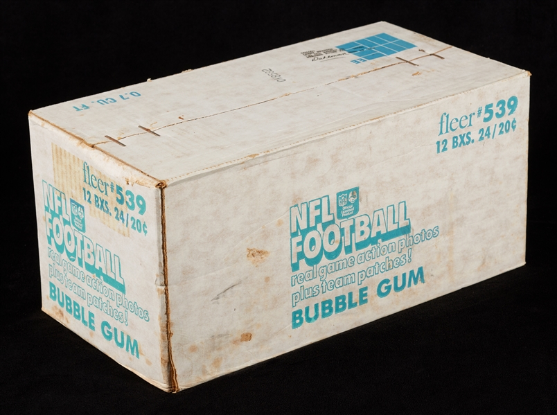 1978 Fleer Football Unopened Wax Case (12/24)
