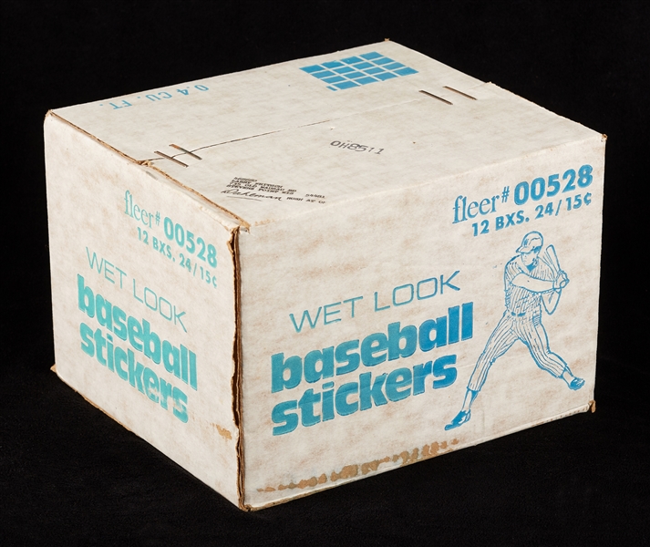 1978 Fleer Baseball Stickers Unopened Wax Case (12/24)