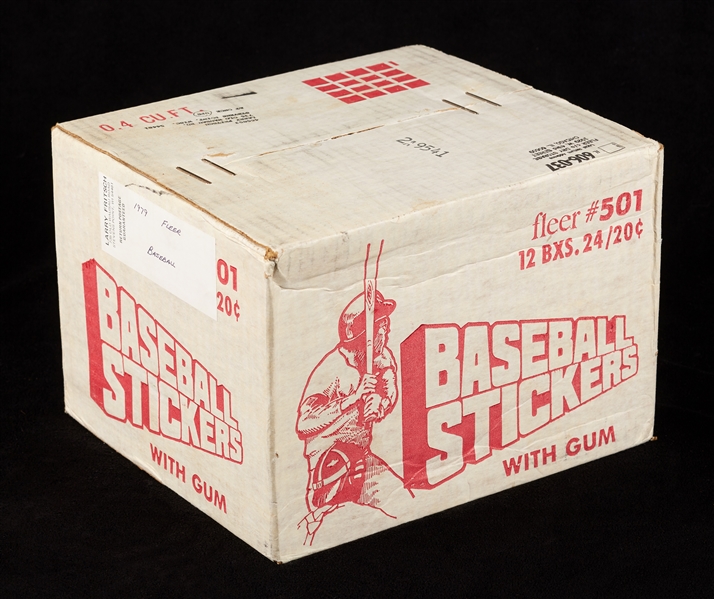 1979 Fleer Baseball Stickers Unopened Wax Case (12/24)