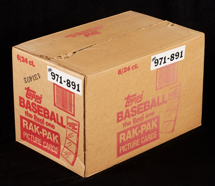 1989 Topps Baseball Rack Pack Unopened Case (6/24)