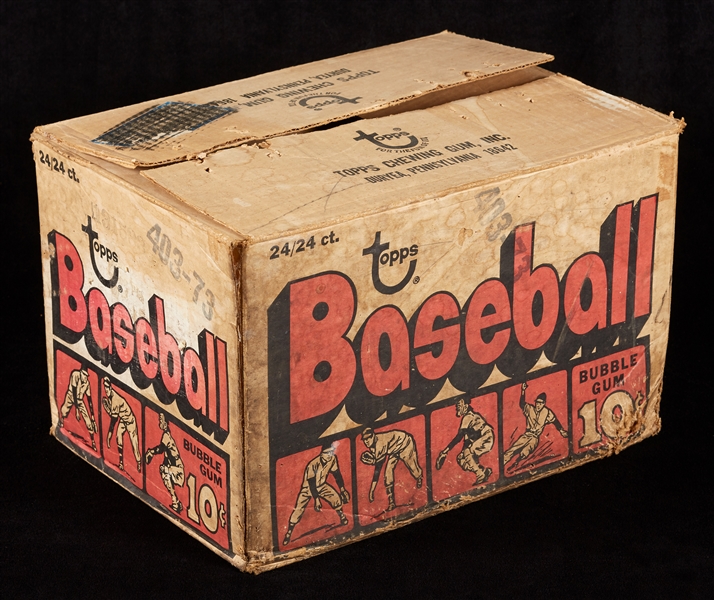 1973 Topps Baseball Wax Box Empty Case