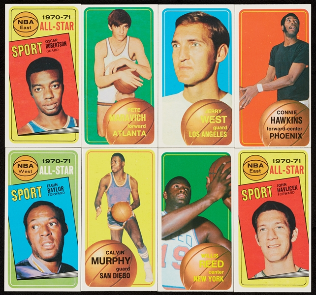 1970-71 Topps Basketball High-Grade Series II Array, Near-Mint Maravich RC (65)
