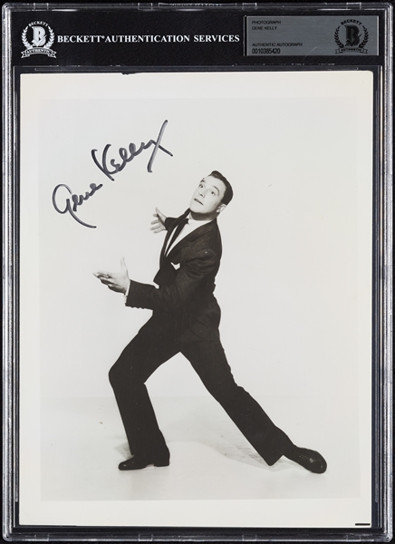 Gene Kelly Signed 8x10 Photo (BAS)