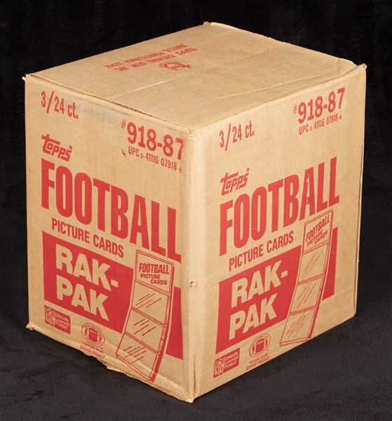 1987 Topps Football Rack Box Case (3/24)