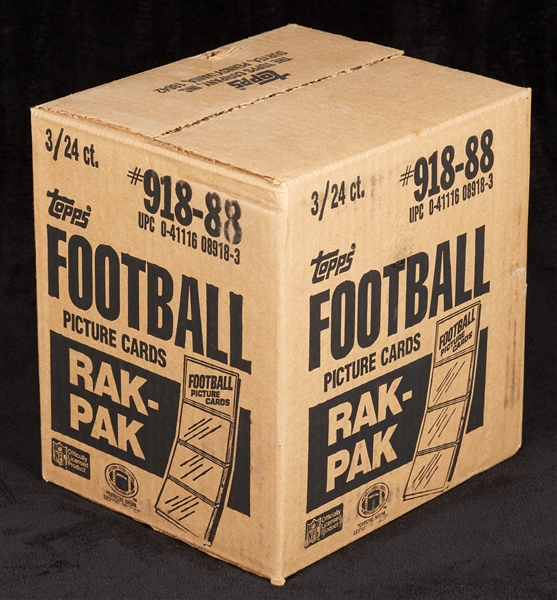 1988 Topps Football Rack Box Case (3/24)