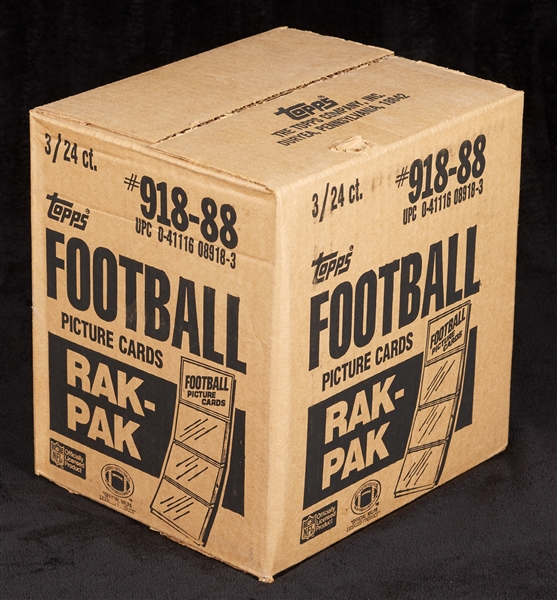 1988 Topps Football Rack Box Case (3/24)