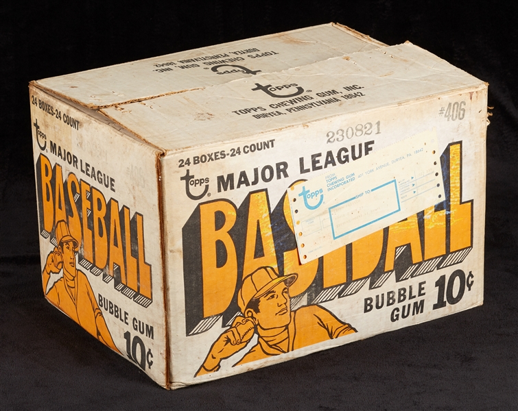 1972 Topps Baseball Wax Box Empty Case