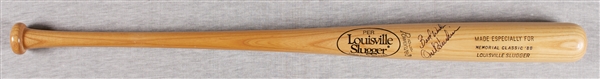 Orel Hershiser Signed 1989 Memorial Classic Bat (BAS)