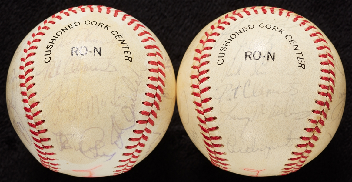1986 Pittsburgh Pirates Team-Signed Baseballs (2)