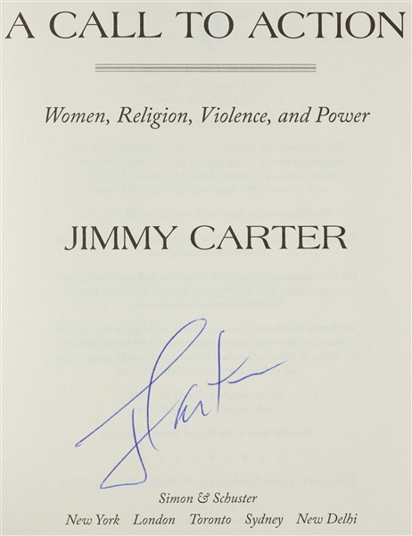 Jimmy Carter Signed Books Group (6)