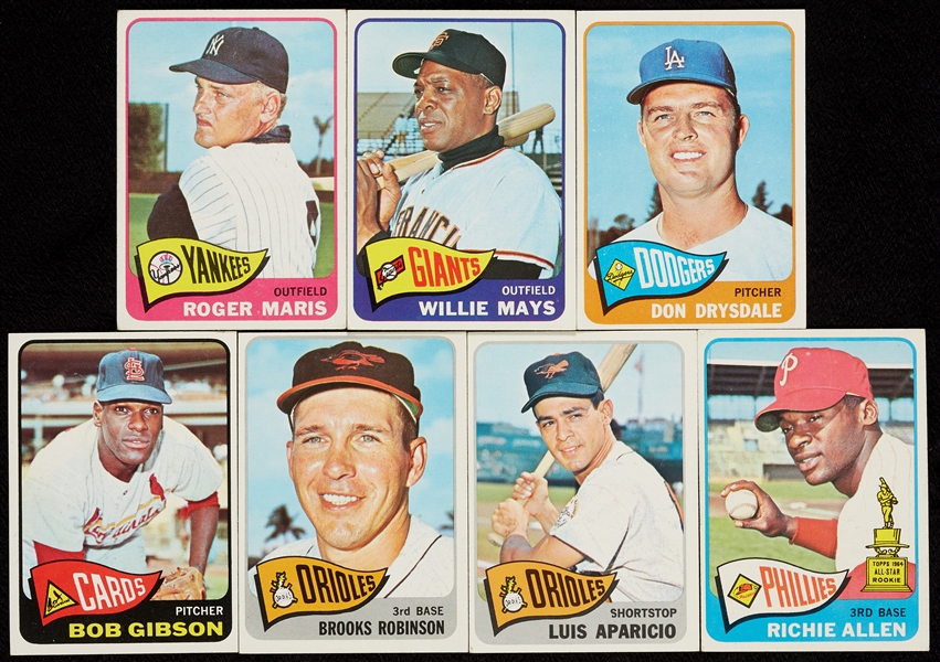 1965 Topps Baseball HOFers and Stars (7)