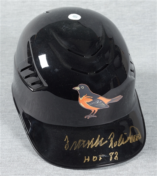 Frank Robinson Signed Orioles Full-Size Batting Helmet (PSA/DNA)