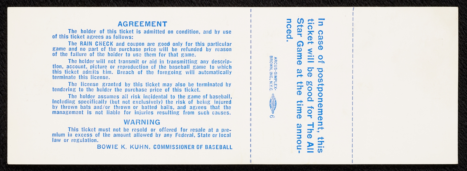 1968 & 1977 All-Star Game Full Ticket (2)