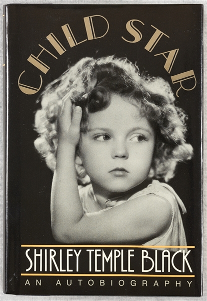 Shirley Temple Black Signed Child Star Book (BAS)