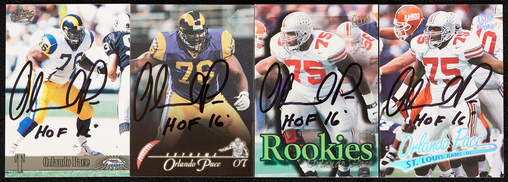 Orlando Pace Signed RC Group (4)