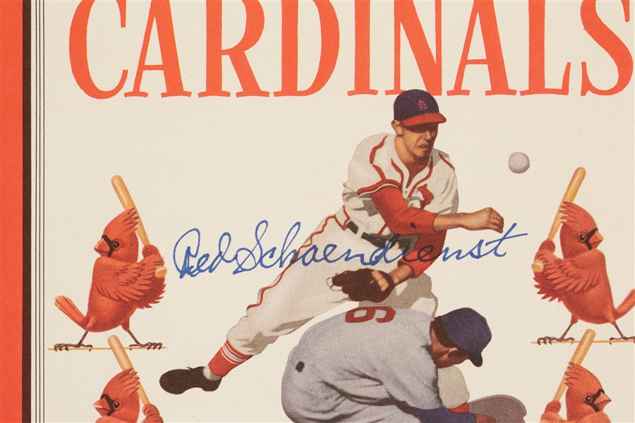 Stan Musial Signed Program Pair with 1950 Scorecard (8)