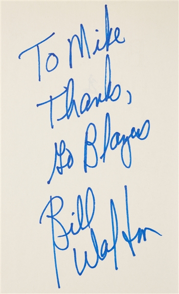 John Wooden & Bill Walton Signed Book Pair (2)