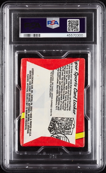 1978 Topps Baseball Wax Pack (Graded PSA 7)