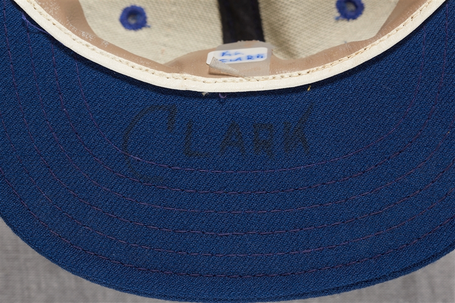 MLB Umpire Al Clark Game-Used Shirt & Cap (2)
