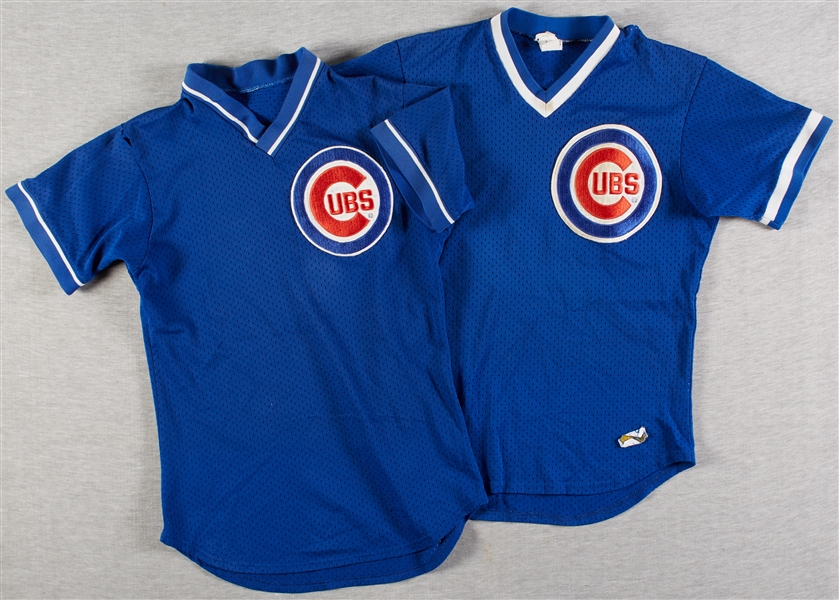 Early-Mid 1980s Chicago Cubs Warm-Up Jerseys (2) 