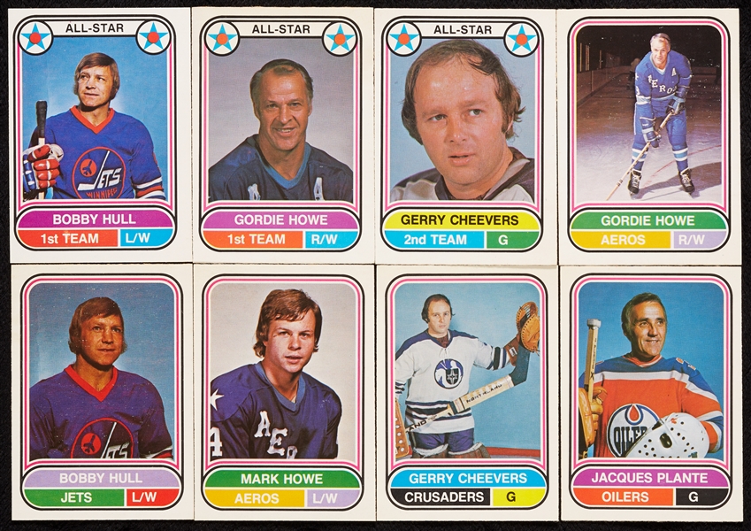 High-Grade 1975 O-Pee-Chee WHA Hockey Complete Set (132)