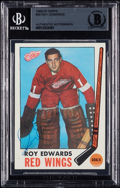 Roy Edwards Signed 1969 Topps No. 56 (BAS)