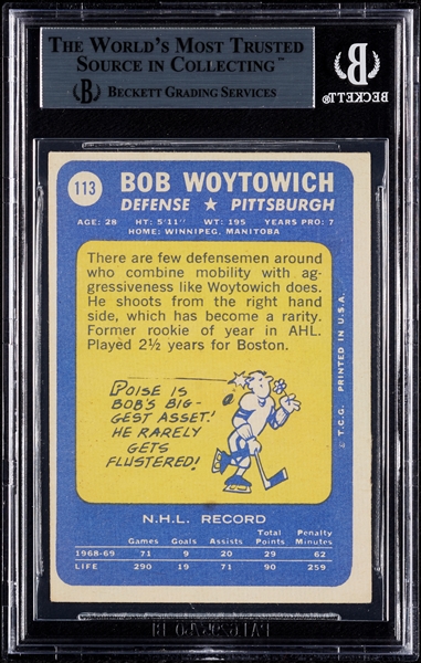 Bob Woytowich Signed 1969 Topps No. 113 (BAS)
